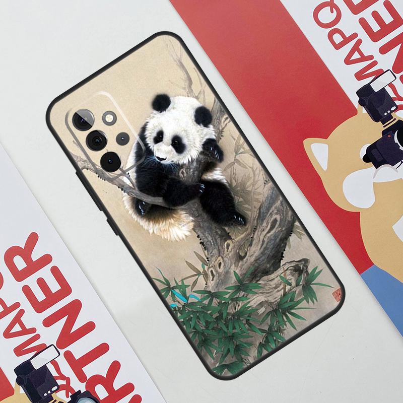 Panda Animal Cute Bear Case For Samsung Galaxy A53 A16 A26 A36 A56 A55 A35 A15 A52 A32 A12 A33 A13 A14 A34 A54 A17