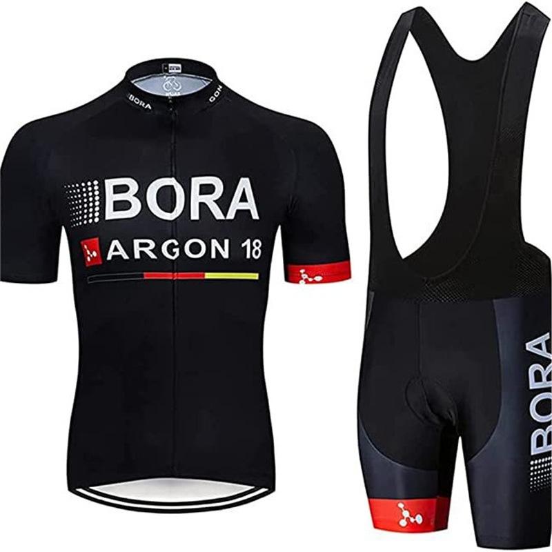 Set esclusivo transfrontaliero di abbigliamento da ciclismo BORA, maglie a maniche corte e pantaloncini, l'abbigliamento da ciclismo è personalizzato dai produttori per renderlo popolare su Amazon