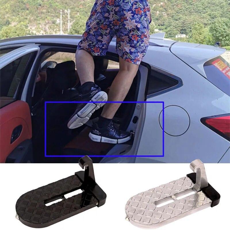 Multifunction Foldable Car Roof Rack Step Fit Auto Door Steel Universal Latch Hook Foot Pedal Safety Accessories For Highlander