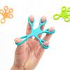 2Pcs Finger Grip Silicone Ring Five Finger Tensioner Finger Fitness Stretcher Finger Feeling Toy Suitable for Autism ADHD