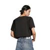 Calvin Klein Letter Print Cool Sun Protection Quick-Dry Loose Short Sleeve T-Shirt Women Tops Space-Black J222366BEH