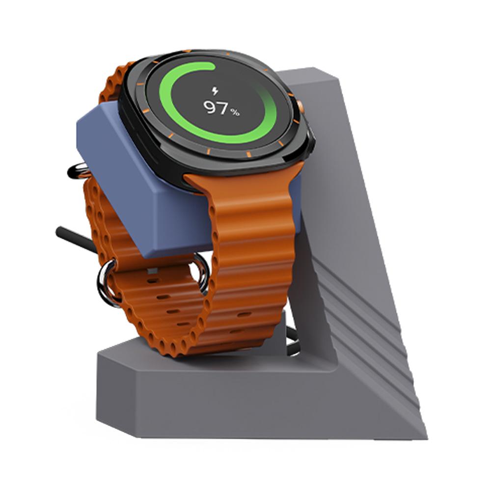 SIKAI Silicone Charging Stand for Samsung Galaxy Watch8 Ultra/Watch7/Watch6/Watch6 Classic Wireless Charging Station