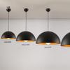 Double-Layer Semi-Circular Pendant Light