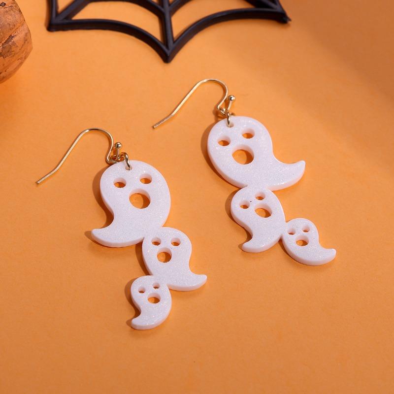 New Halloween Stud Earrings Combination Cartoon Funny Easter Earrings Set
