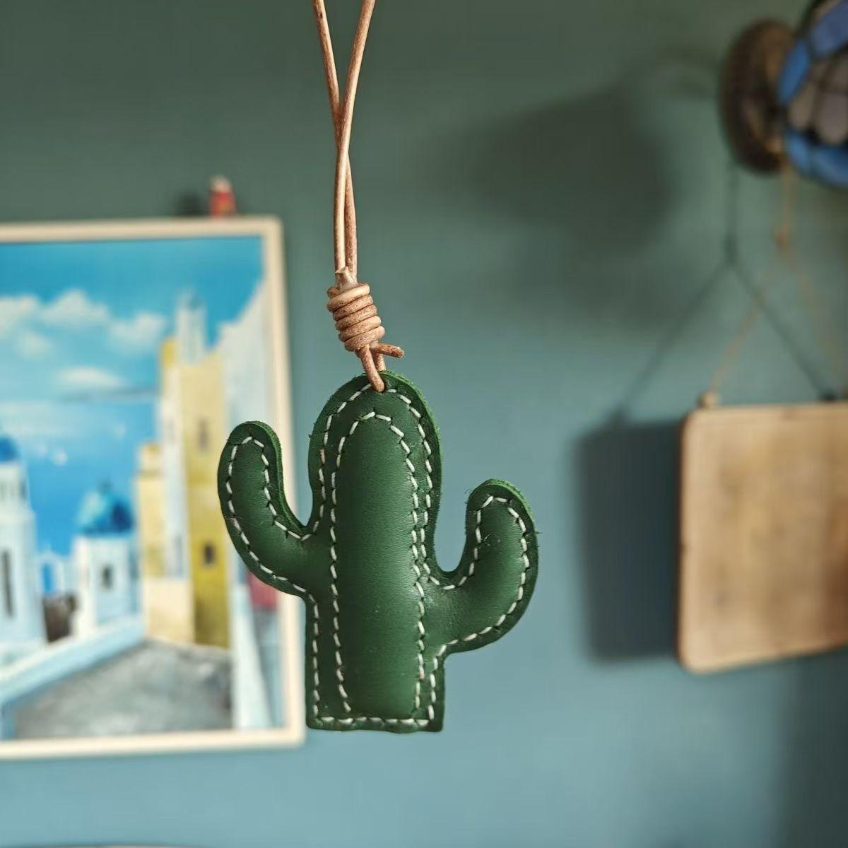 

Нова серія «Історія Квітів» Ручний пошив Підвіска-брелок Тюльпан та Супутня прикраса для сум Кактус Підвіска Мотузкові аксесуари Креативний декор