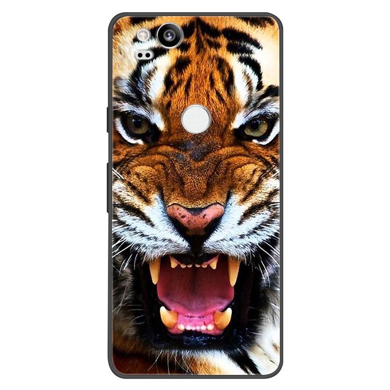 For Google Pixel 2 Case Soft Black Silicone Bumper Butterfly Phone Cover for Googe Pixel2 2XL Pixel2XL 2 Cases Fundas Coque