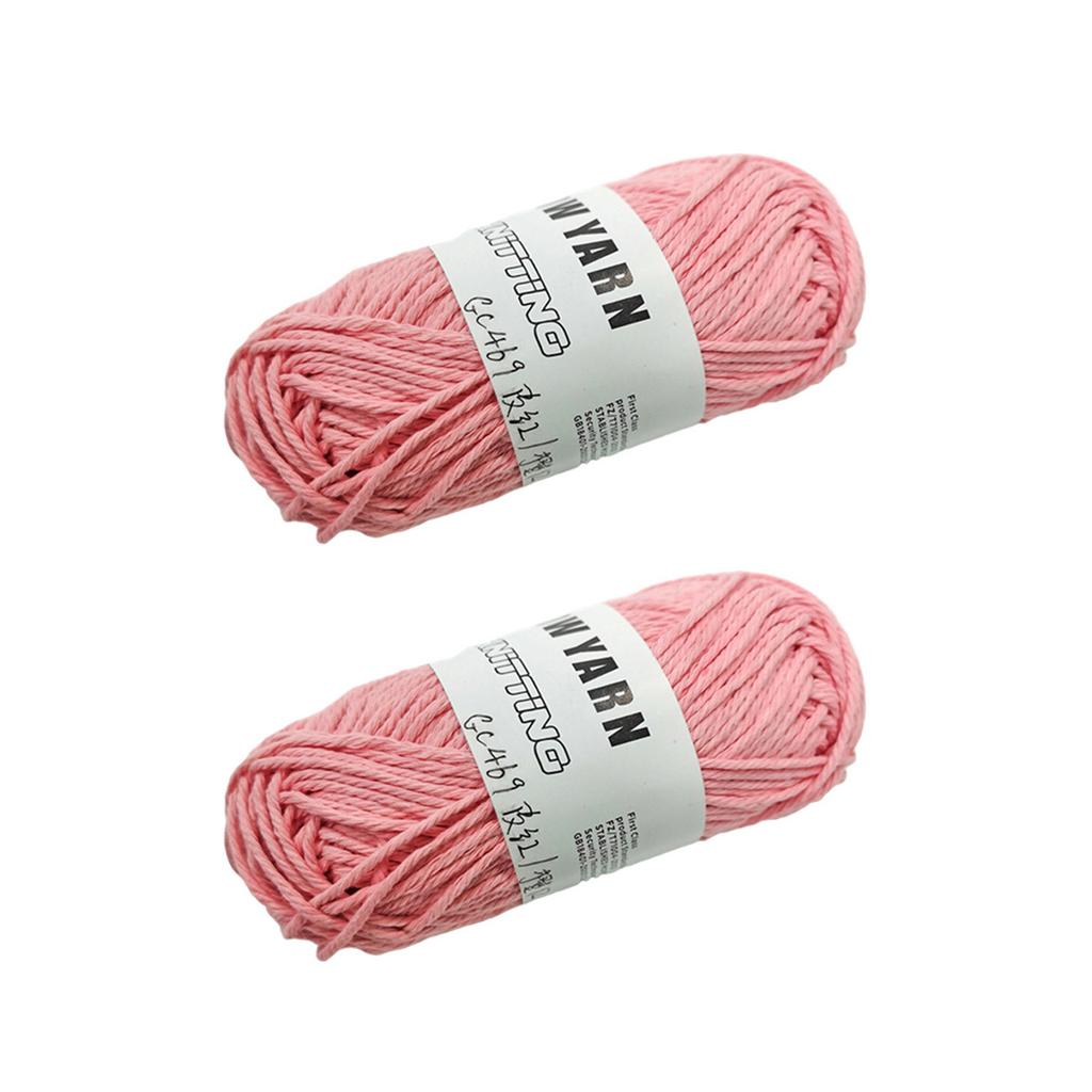 2 Rolls Luminous Crochet Yarn for Crocheting DIY Knitting Bag Toy Crafts 49 yard/Roll Glow Yarn Polyester Yarn Thread