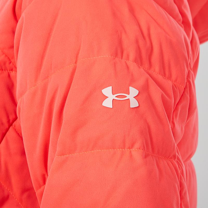 Under Armour Warm Solid Hooded Down Jacket Women Outerwear Watermelon-Red 1355833-628