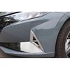 Front Fog Light Lid Chrome Side Cover Trim For -2024 Hyundai Elantra 2pcs