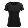 Summer Europe And The United States Women's Fashion Women's Solid Color T-shirt Short-sleeved