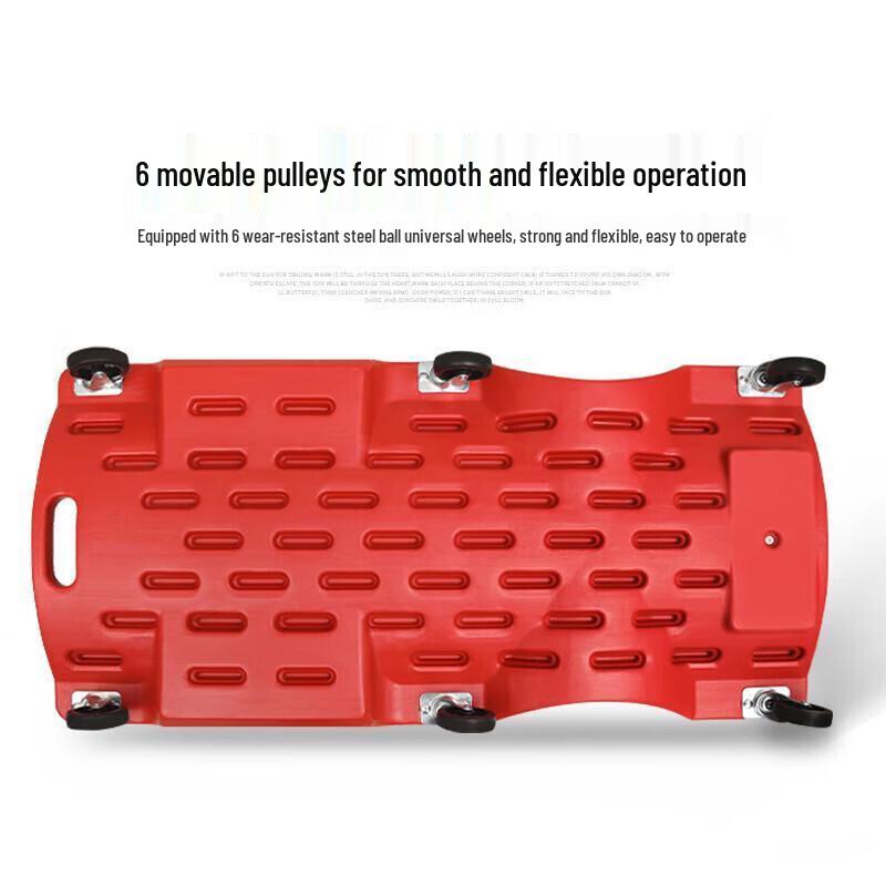 Churong 40-inch Thickened Car Repair Creeper with LED Light