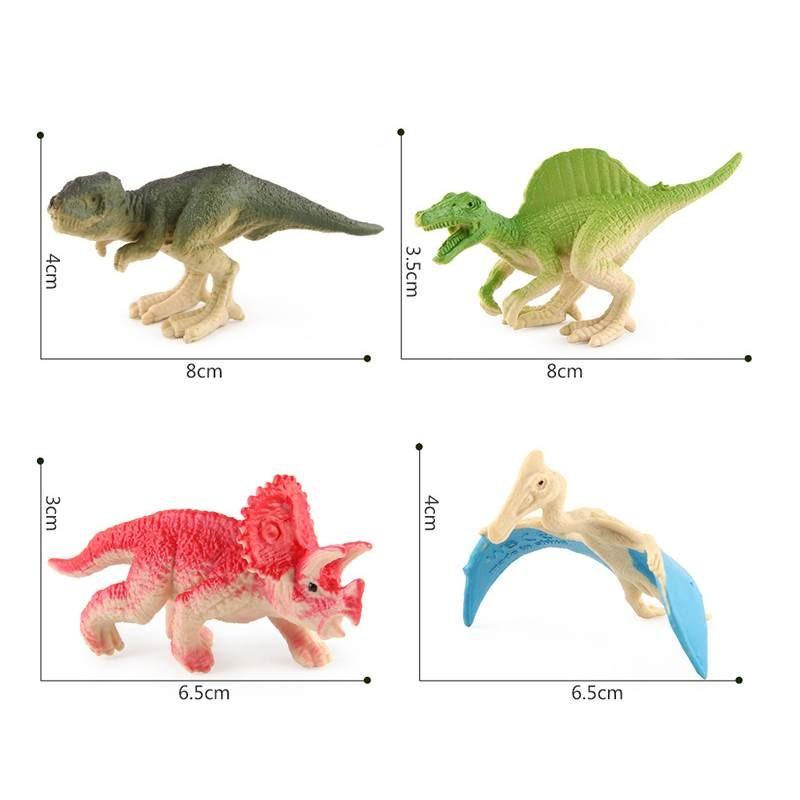 Miniature Dinosaur Figures Collection In Pvc Material For Classroom Teaching And Display