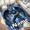 Custom Name Personalized Knight Rider Print Carpet, Versatile Home Decor Rug, for Playroom, Apartment, Balcony, Entryway, Hallway Gift