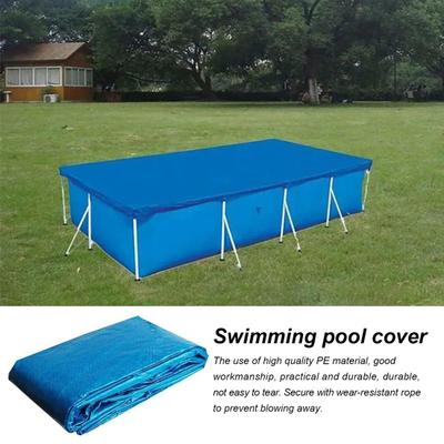 Pool Cover Inflatable Dustproof Anti-UV Scratch-reistant Tear-resistant Rainproof Waterproof Reusable Thick Family Pool Protection Pool Protector