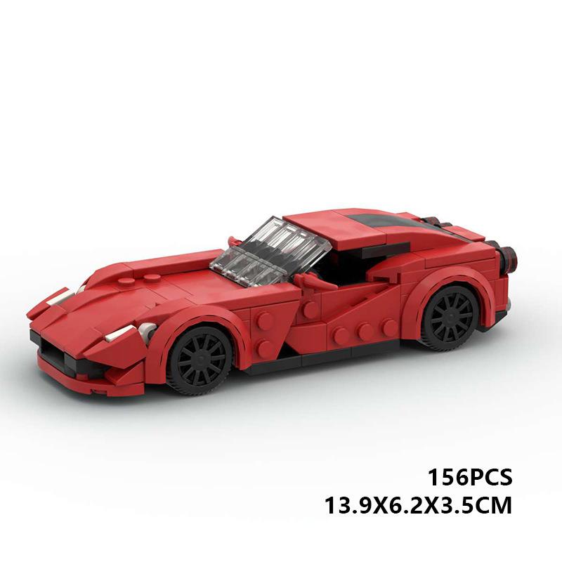 

Building Block Compatible Creative Assembly Sports Car Racing Gift Granules Educational Assembly Children S Toys 13.9×6.2×3.5cm