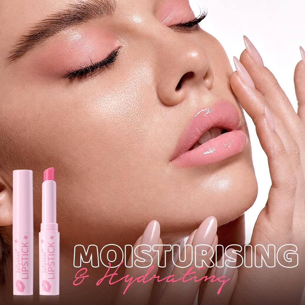 Julystar 8 Colors Fruity Color Changing Lipstick, Temperature Magic Mood Lip Balm, Moisturizing Hydrating Lip Glow, Natural Sheer Tinted Lip Makeup