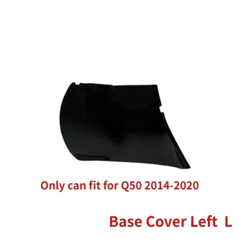 Side Rearview Mirror Lens Cover Frame Lower Shell Base Cap For Infiniti Q50 Q50S Q70 2014- Q60 QX30 16-20