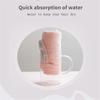 Microfiber Hair Towel for Long Hair Fast Drying Turban with Secure Button Closure
