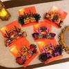 Funny Halloween Hair Accessories Cute Girls  Hat Hairpin Pumpkin Bat Decor Hair Clips For Children Party Dress Up Headwear