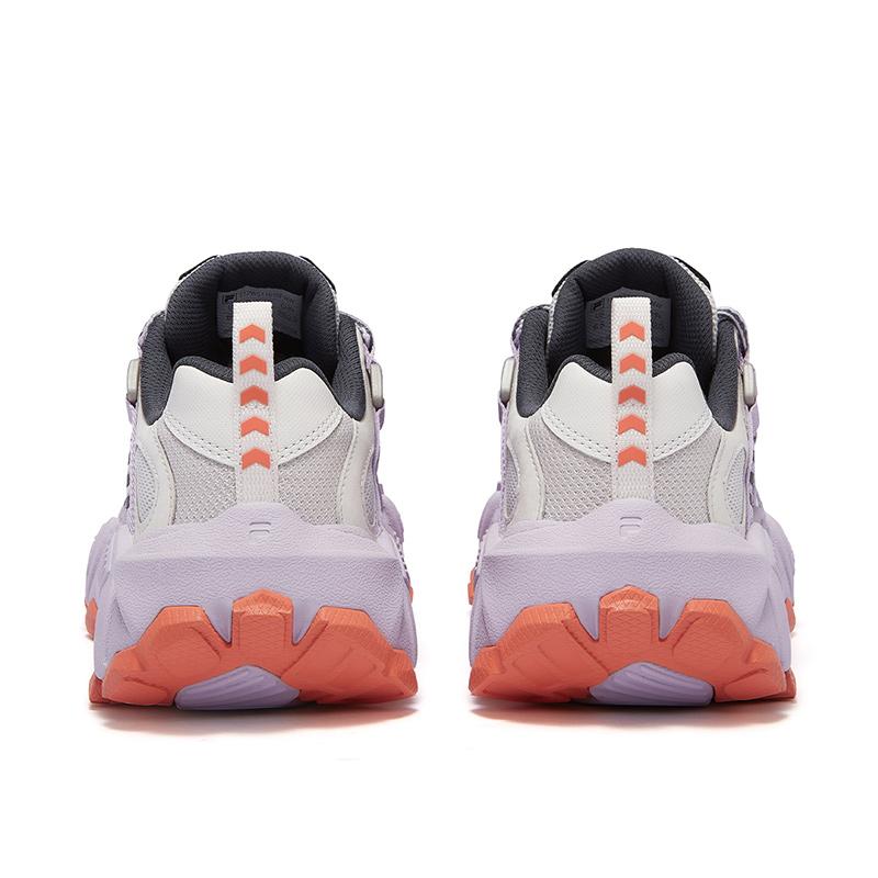 Fila Fusion Exocet Mountain Shoes Fashion Versatile Low-Top Casual Shoes Women Sneaker White Sand-Gray Snow-White T12W511510FWW