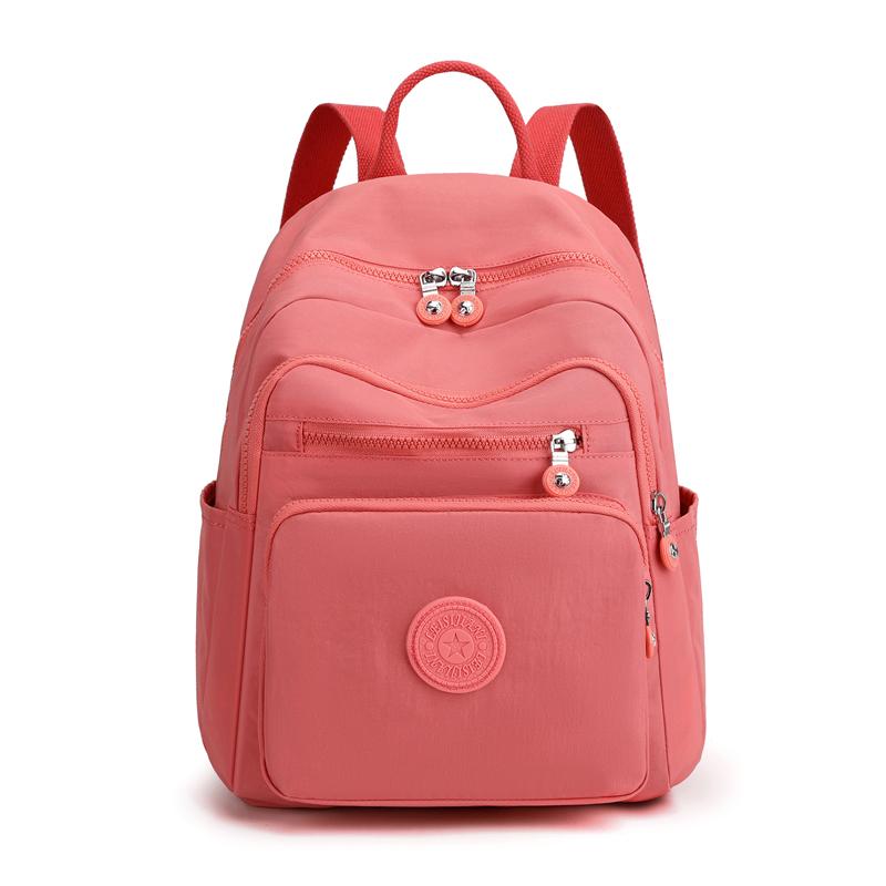 Damski plecak podróżny Nylonowy tornister Lekki plecak studencki o dużej pojemności