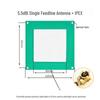 UHF RFID Passive Reader Writer with Long-Distance Ceramic Antenna for Card Reading