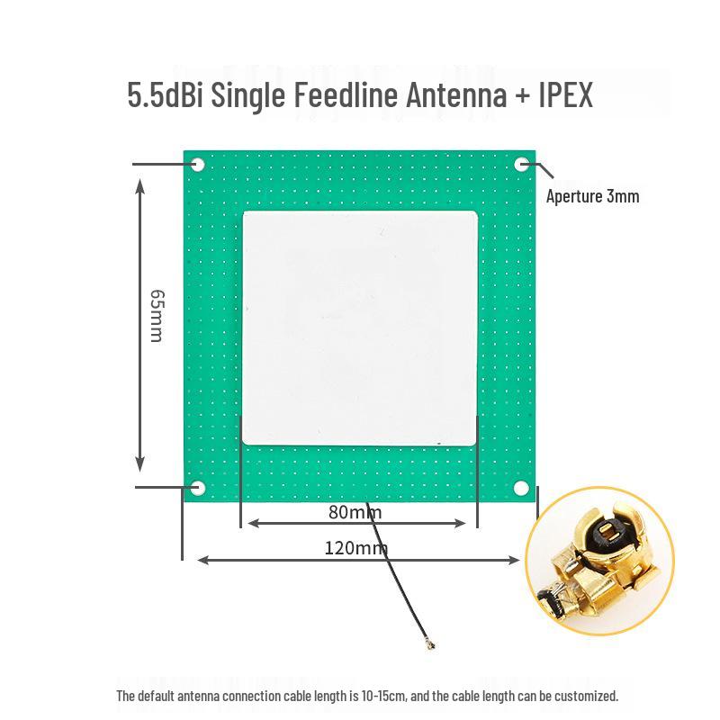UHF RFID Passive Reader Writer with Long-Distance Ceramic Antenna for Card Reading