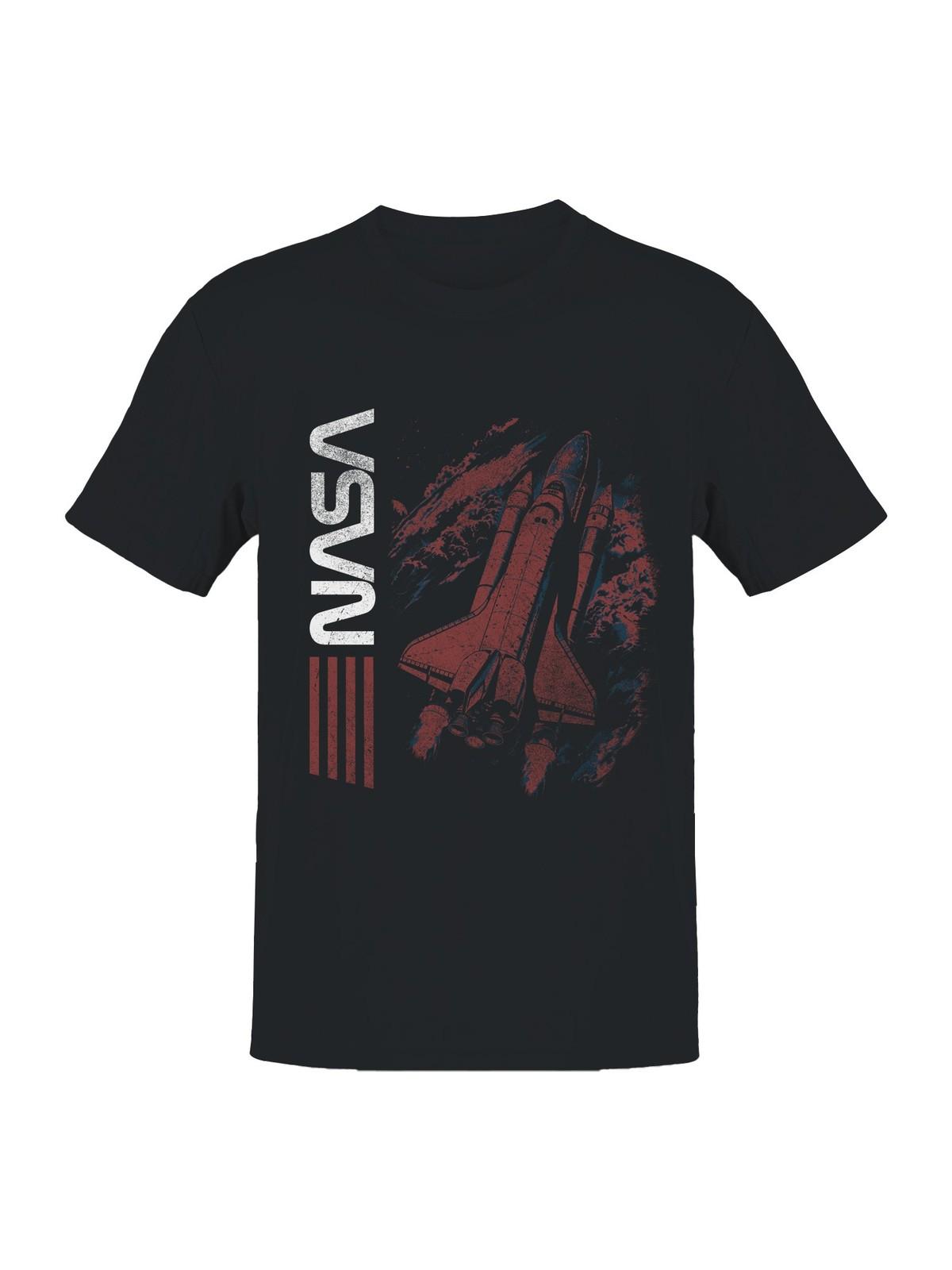 Officially Licensed NASA Vintage Space Shuttle Graphic Mens T-shirt M