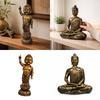 Buddha Statue Gift Resin Figurine for Table Centerpieces Hallway Living Room