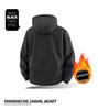 Men's Spring/Autumn Lightweight Hooded Workwear Jacket - European Size, Loose Fit, Casual Single-layer