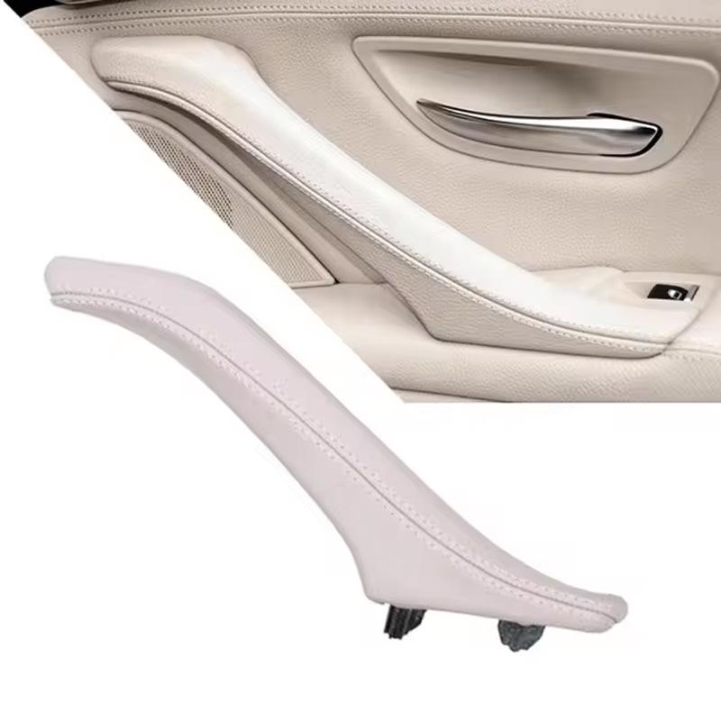 Compatible Interior Door Leather Handle for 2010-2017 BMW 5 Series F10/F11/F18 520i/523i