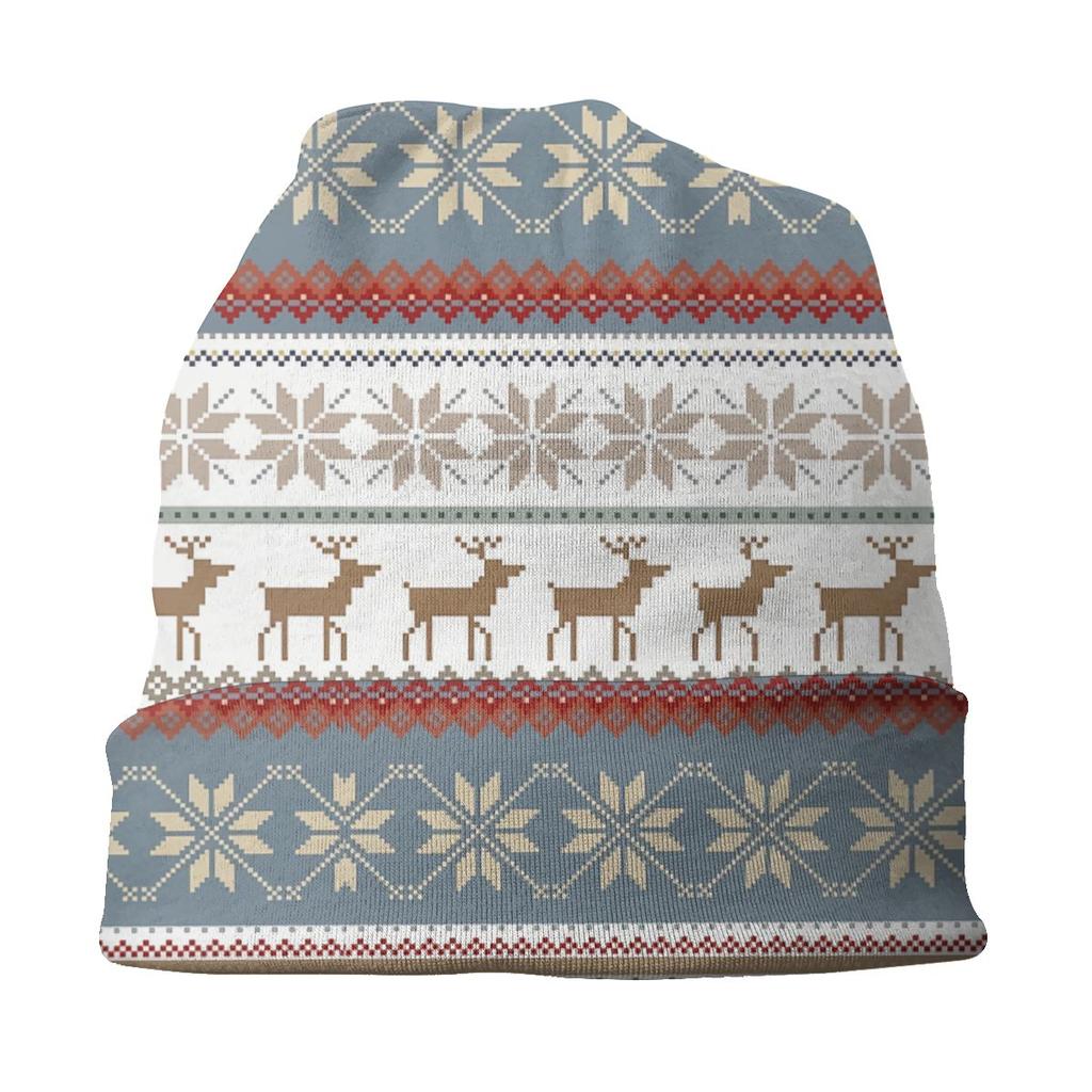 Skullies Beanies FAIR ISLE Mütze Winter Warm Bonnet Hüte Street Ski Cap