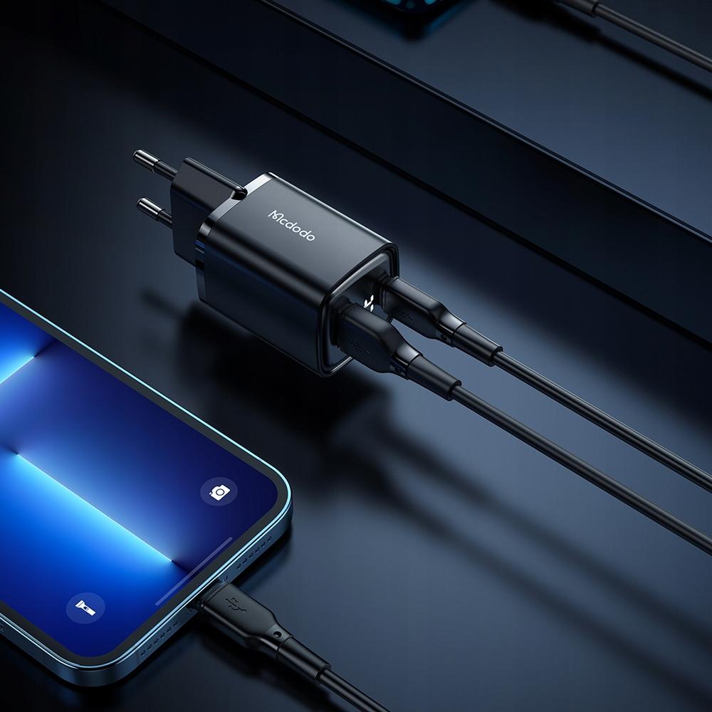 Usb/Usb-C Charger, Nano, With Display, Gan 33W Pd, Mcdodo