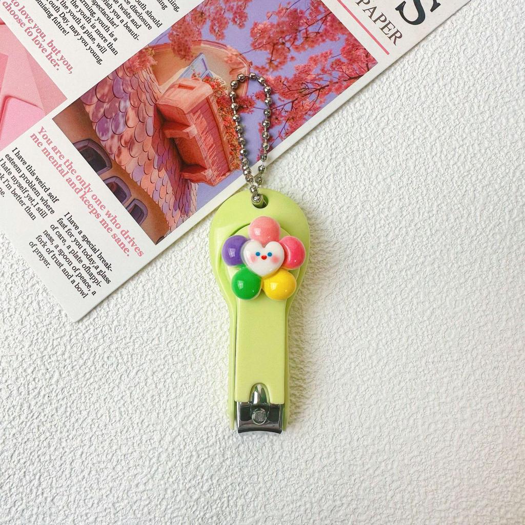 Cute Cartoon Nail Clippers for Kids - Portable, Anti-Splash Manicure Pliers for Children and Students