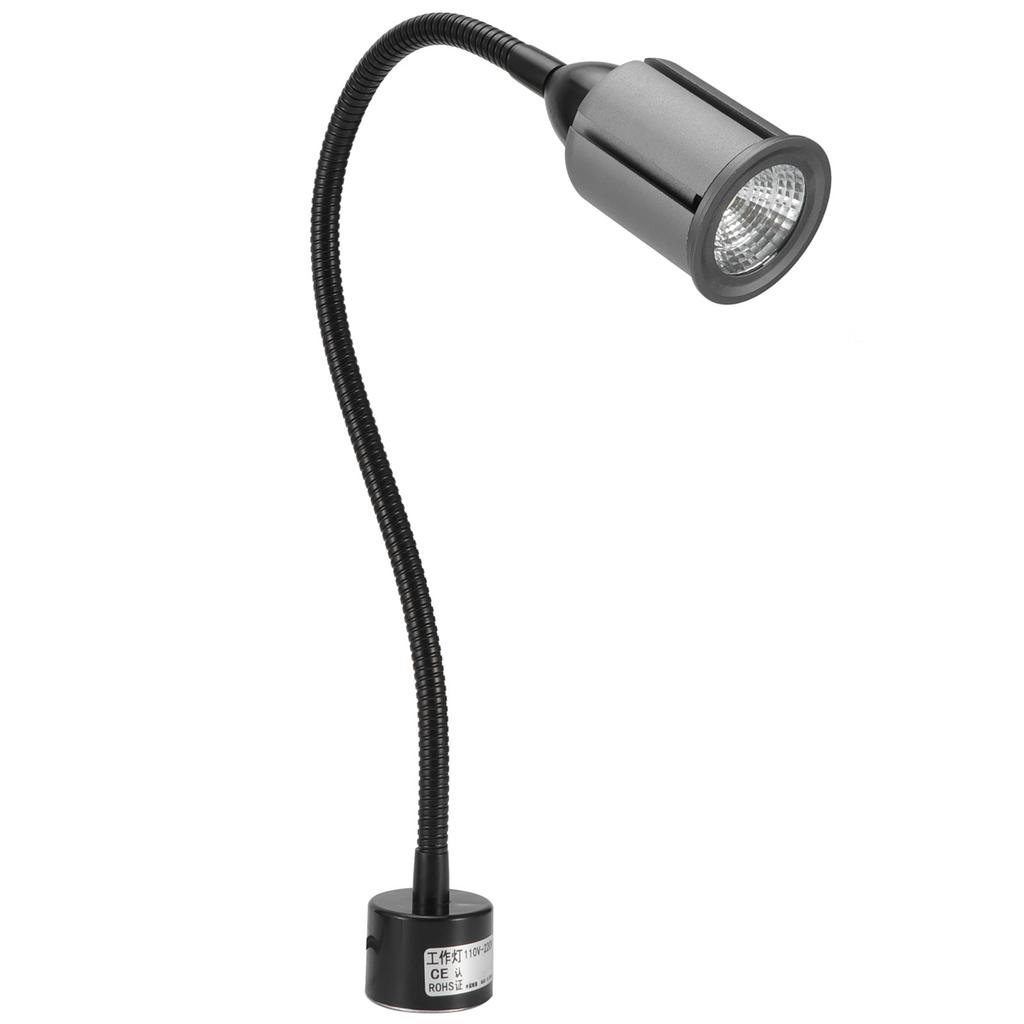 Lampă de lucru cu LED-uri cu bază magnetică, cu gât de gâscă reglabilă, mașină CNC, strung 110? 12W