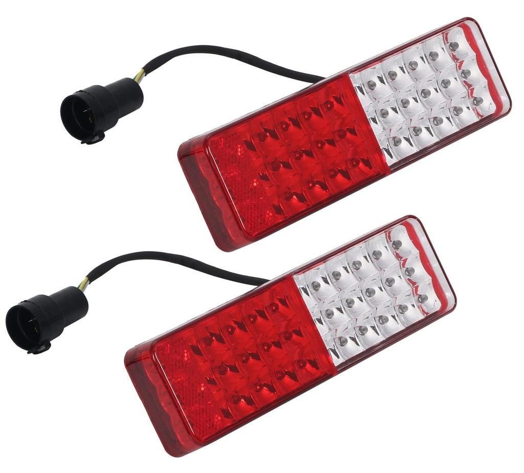 Jimny LED Tail Replacement for Genuine with and Compatible with and JB32 Universal for Boats and Trailers Left and Lights, Parts, Reflectors, Red,