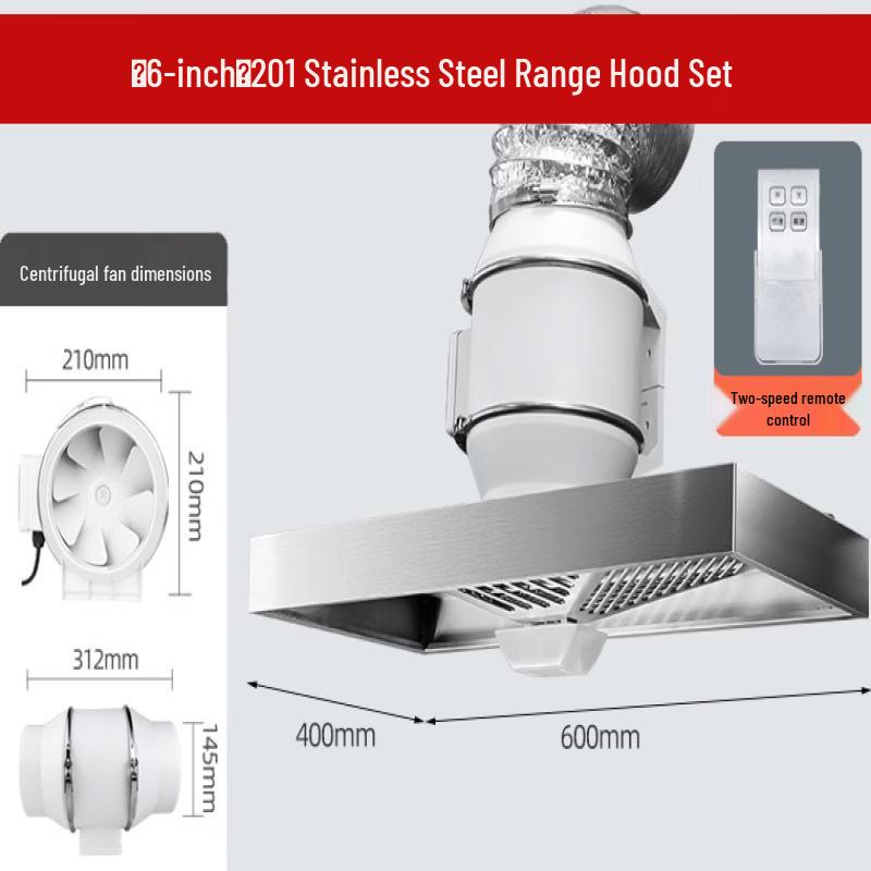 OLOEY 6-inch High Suction Household Exhaust Fan
