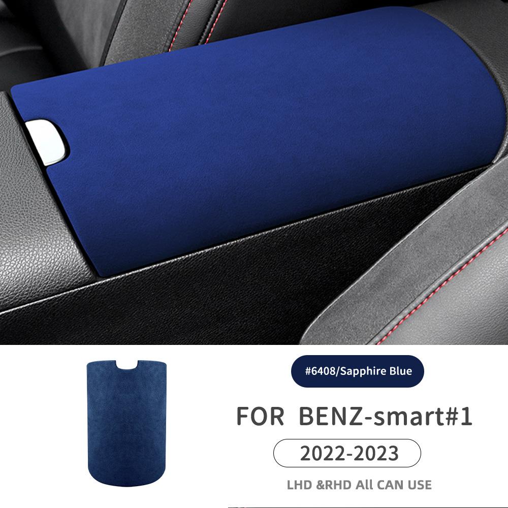 

Italy Super Suede Car Center Console Armrest Cover for Mercedes Benz SMART Fortwo 1 BRABUS 1 2025 2025 2025 2025 Accessories