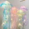 Handmade Jellyfish Shape Kids Gift Room Decoration Jellyfish Lamp Hanging Ornament Portable Lantern