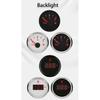 RHAXEL Fuel Level Gauge 0-5V Signal 52mm (2'') with Red Backlight 9-32V for Motorcycle Vessels