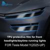 PPF Car Paint Protection Headlight Film for Tesla Model Y Juniper 2025-up Transparent Protective B-pillar Tail Light Film