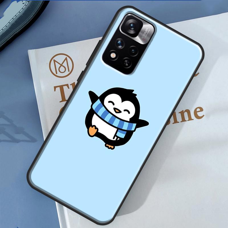 Cartoon Penguin Case For Xiaomi Redmi Note 13 12 11 9 10 14 Pro 9S 10S 11S 12S Redmi 14C 10C 12C 13C Cover