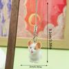 Cute 3D Resin Dog Keychain & Phone Lanyard Gift