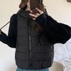 Fashion Female Short Coat Winter Jackets Hooded Knitted Sleeves Loose Thick Warm Women Parkas