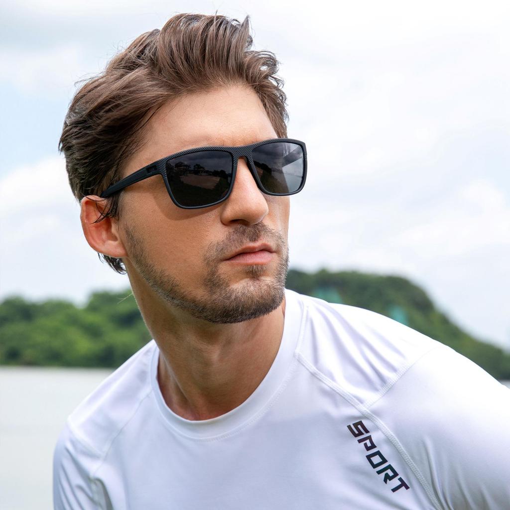 Anti-Glare Sunglasses SPEEDHYUN Matte Black Metal