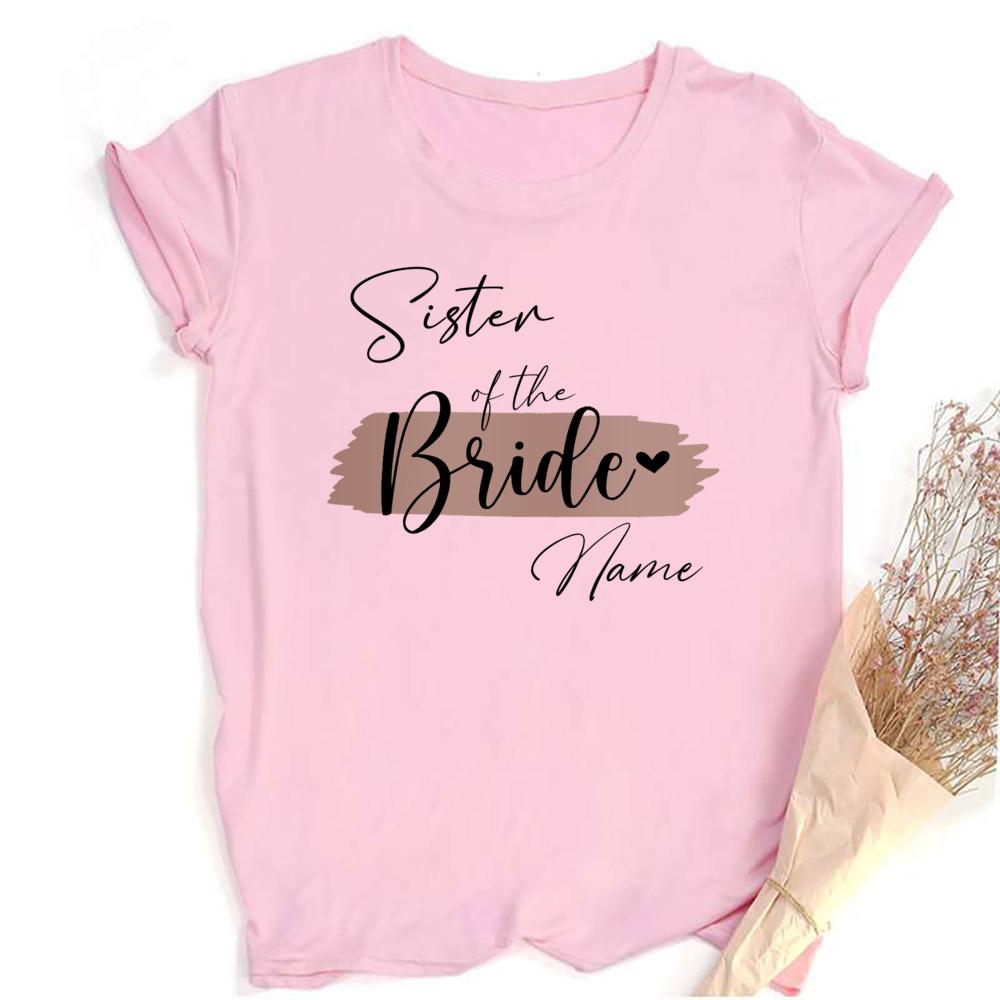 Personalised Hen Party Shirts Custom Name Team Bride Tshirt Bridal Bachelorette Party Friends Family Outfit Bridesmaide Tee Top