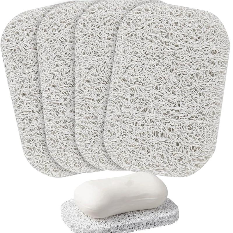 

Soap Saver Draining Lift Pad Self Draining Soap Bar Holder Nonslip Soap Dish Tray Shower And Bath Cleaning Sponge Holder onesize