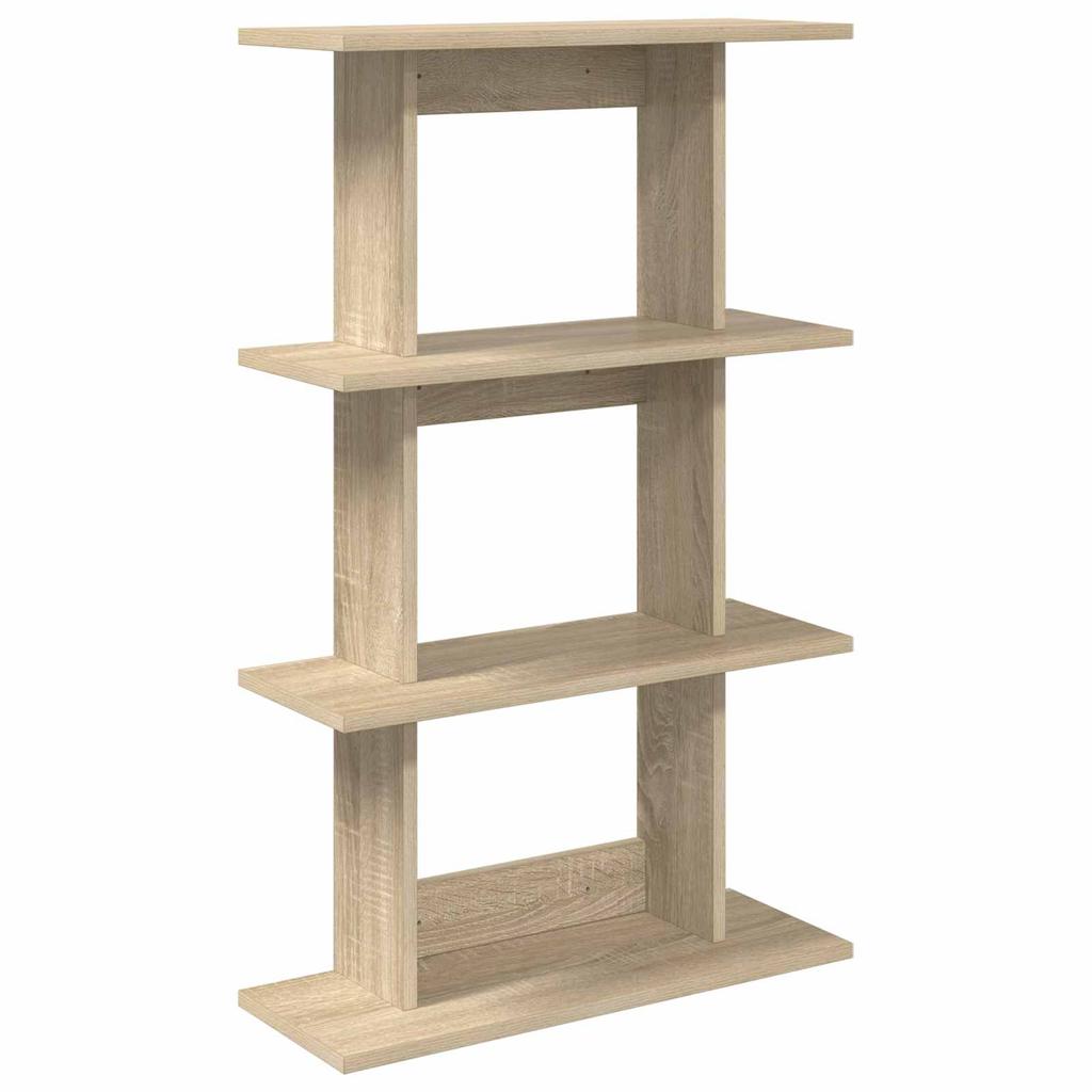 Wall Shelf Wall Mount Brown 56 X 20 X 90 Cm Particleboard