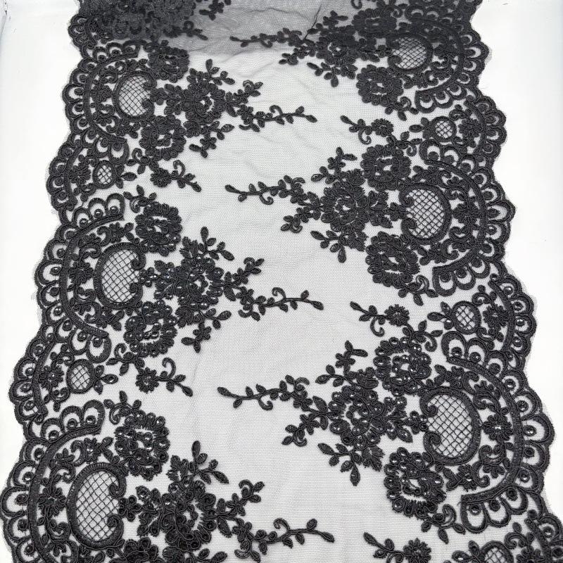 Exklusivt För Spets Bilben Spets 34 Cm, Bilateral Strandbroderi, Hemmjuka Tillbehör