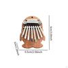 Mini Drewniana Kalimba Mbira Piano na Palce Mały Kształt Pingwina Kreskówkowy Kciuk Profesjonalne do